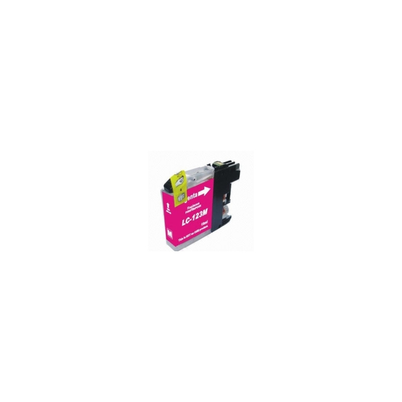 Brother LC121 / LC123 XL Magenta compatible (nueva versión V3)