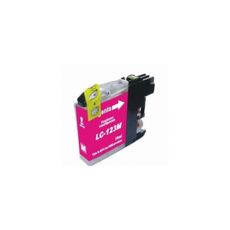 Brother LC121/LC123 XL Tintenpatrone Magenta, kompatibel