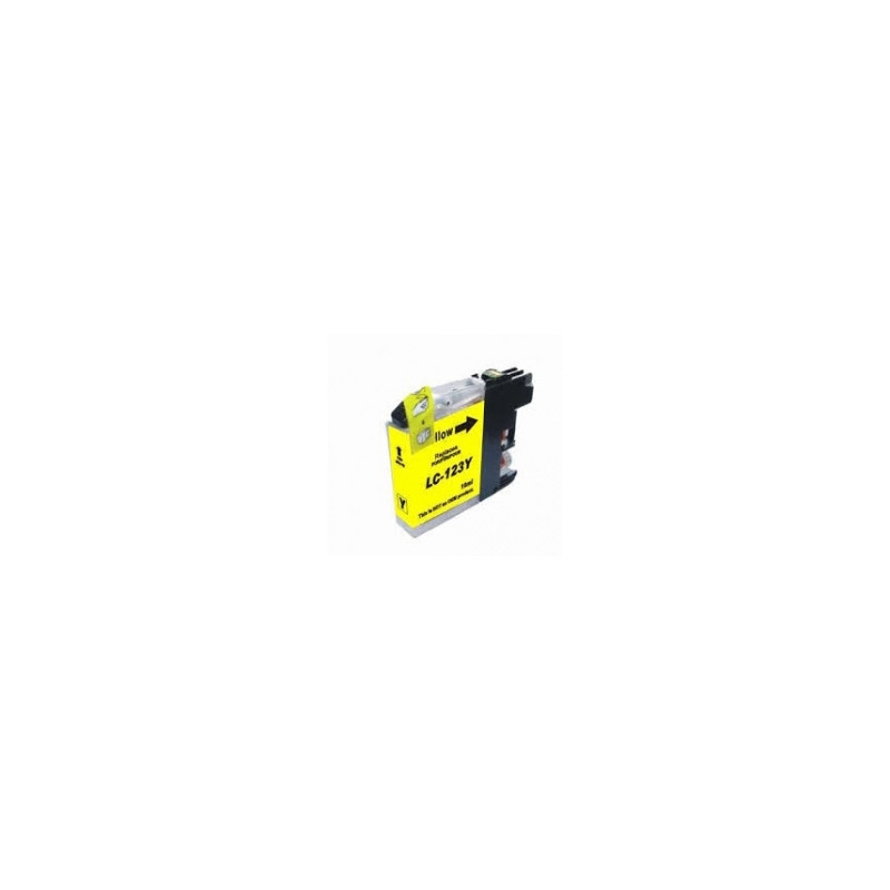 Brother LC121 / LC123 XL Giallo compatibile (nuova versione V3)