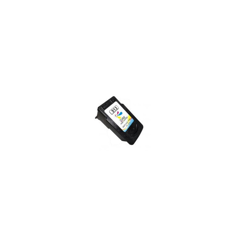 Canon CL513/CL511 Tri-colour remanufactured ink cartridge 2971B001/2972B001 (shows ink level)