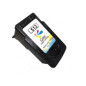 CANON CL513/CL511 TRICOLOR CARTUCHO DE TINTA REMANUFACTURADO 2971B001/2972B001 (MUESTRA NIVEL DE TINTA)