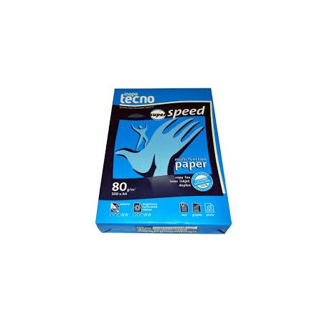 Inapa Rame 500 feuilles papier A4 80g Tecno Super Speed