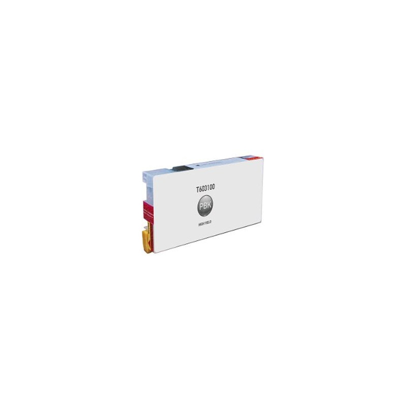 Epson T603100 Cartucho de tinta pigmentada genérico negro foto C13T603100