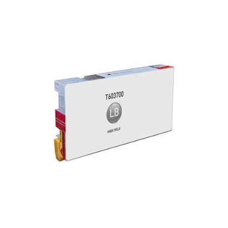 Epson T603700 Pigment-Tintenpatrone Light Schwarz kompatibel C13T603700