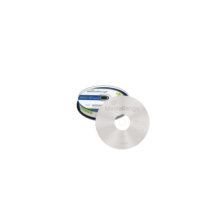 MediaRange DVD-R 4,7GB | 120min 16x, Campana 10