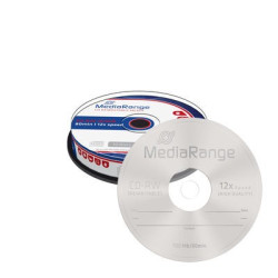 MediaRange CD-RW 700MB 80min 12x, reescribible, Tarrina 10