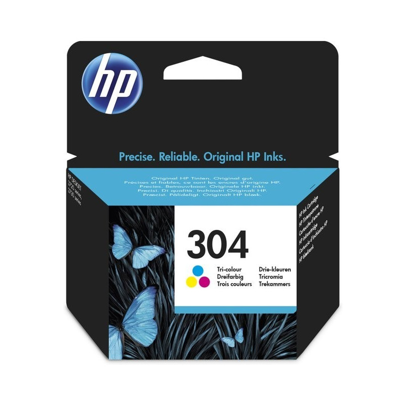 HP 304 Tri-colour original ink cartridge (N9K05AE)