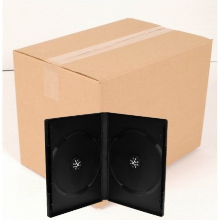 MediaRange DVD-Hülle für 2 Discs, 14 mm – 50er-Pack