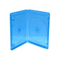 MediaRange BD-Hülle für 2 Discs, 11mm, Blau, Pack 5
