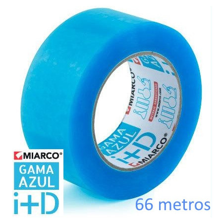 Miarco ruban adhésif d'emballage pp 48mm x 66m transparent (22744)