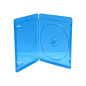 MediaRange Custodia BD per 1 disco, 11mm, blu, pack 5