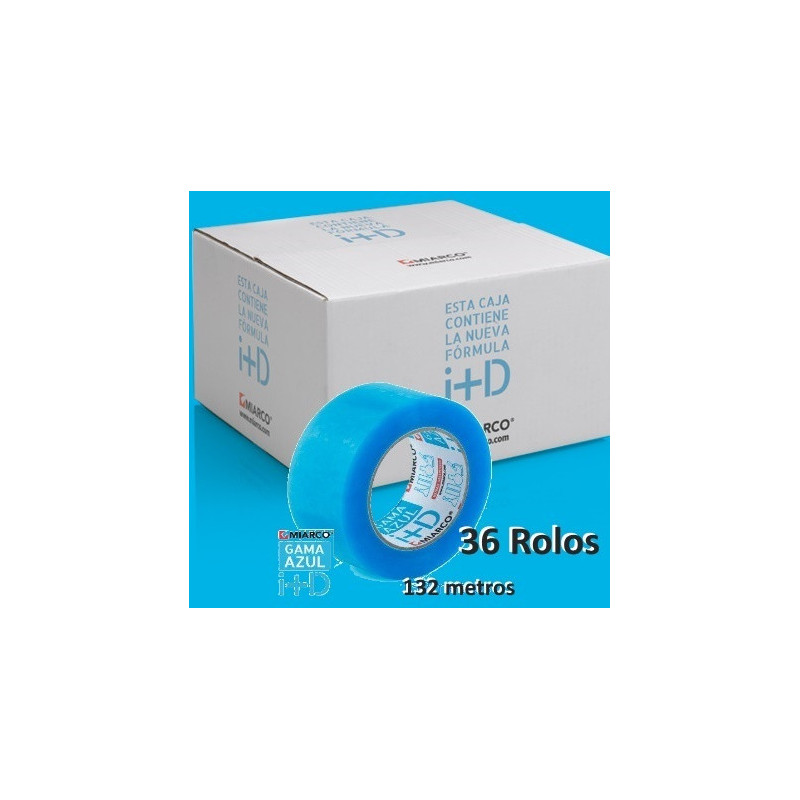 36 Rollos - cinta de embalar pp 48mmx132m transparente (22742)