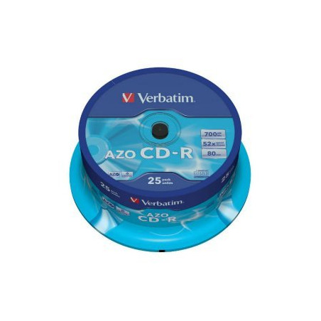 Verbatim CD-R 700 MB 52x – Campana 25 | DVDi.fr