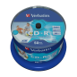 Verbatim CD-R AZO 700MB 52X WIDE PRINTABLE SURFACE ID BRANDED Cake 50