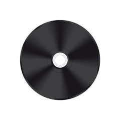CD-R MediaRange Imprimable jet d'encre surface intégrale spindle 25 pcs (noir)