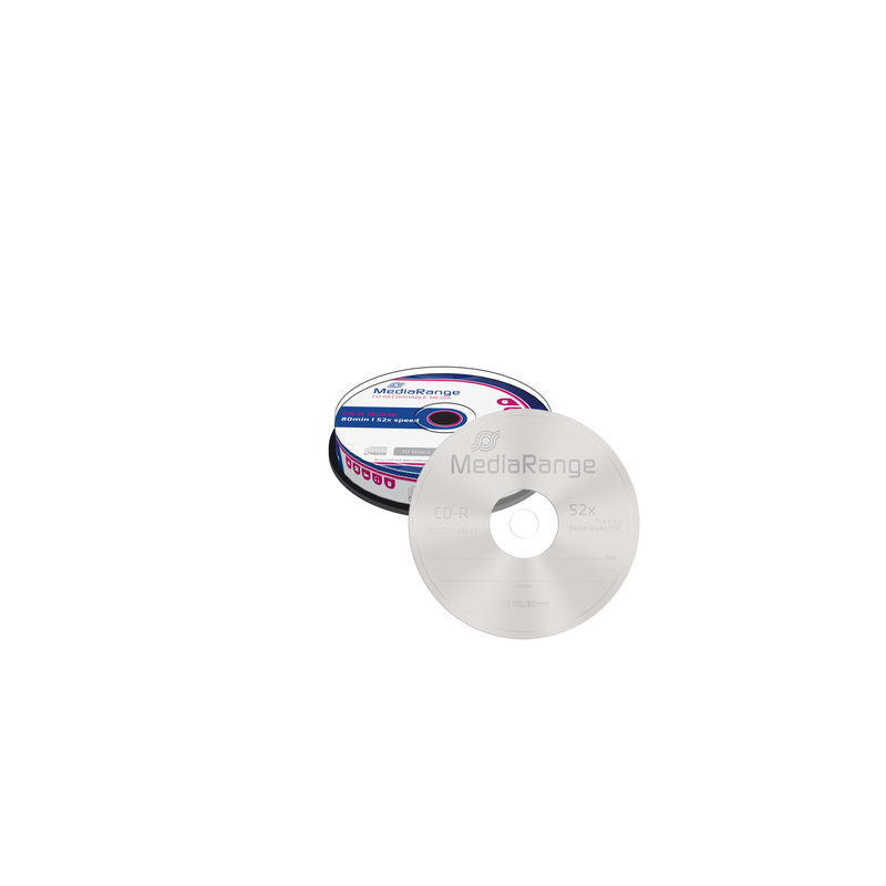 CD-R 52x 700 Mo MediaRange Pack 10 pcs