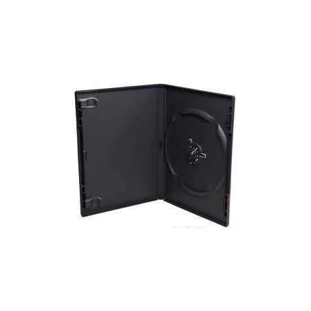 Pack 50 - 14mm DVD Box for 1 DVD black MediaRange