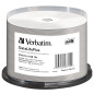 DVD-R 16x Verbatim Stampabile inkjet bianco su tutta la superficie campana 50 pz.