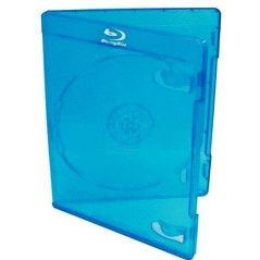 MediaRange Blu-ray-Hülle für 1 Disc, 11 mm, blau | DVDi.fr