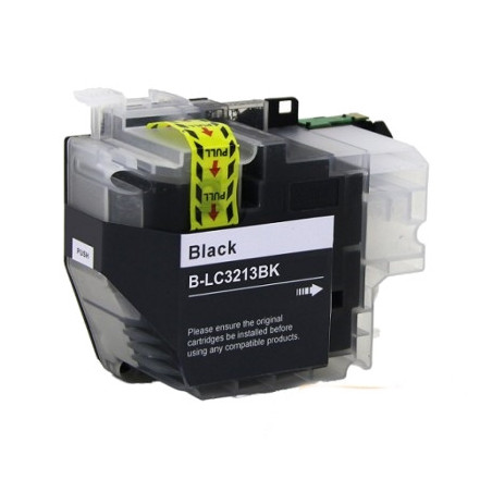 BROTHER LC3213 LC3211 V2 NEGRO CARTUCHO DE TINTA GENERICO LC-3213BK LC-3211BK