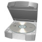 attachable case CD DVD - Pack 10 Transparente