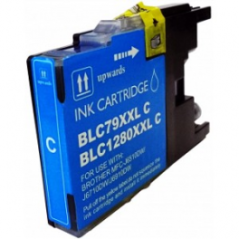 Brother LC1220 LC1240 Tintenpatrone Cyan, kompatibel