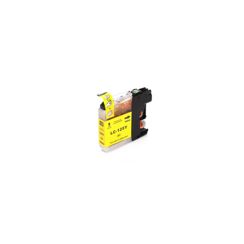Brother LC125Y XL Yellow (Novo Chip) Compatível Brother LC125Y XL Yellow (Novo Chip) Compatível