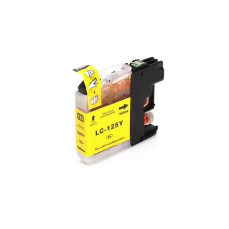 Cartucho de tinta compatible Brother LC125Y XL Amarillo