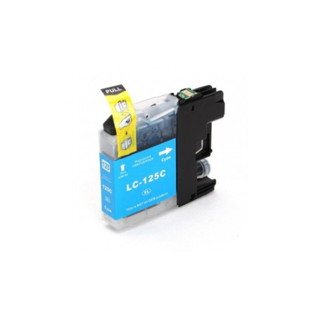 Cartucho de tinta compatible Brother LC125C XL Cian