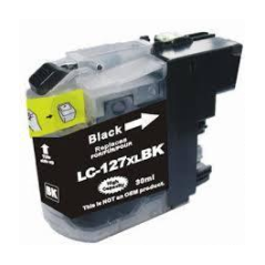 Compatible Brother LC127BK XL Black ink cartridge | DVDi.fr