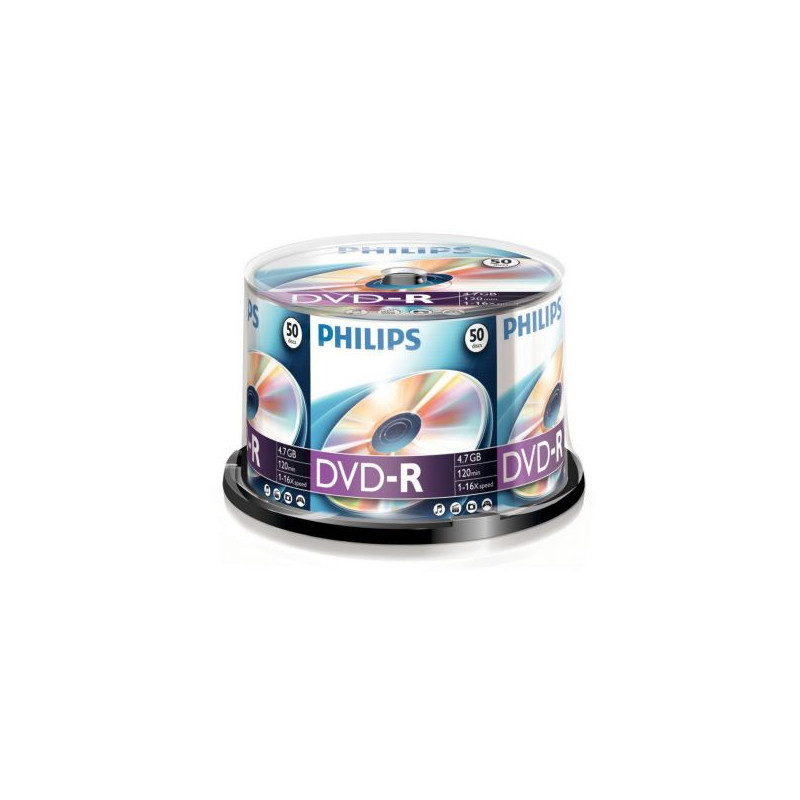 Philips DVD-R 4,7GB 16x 50 Stk.