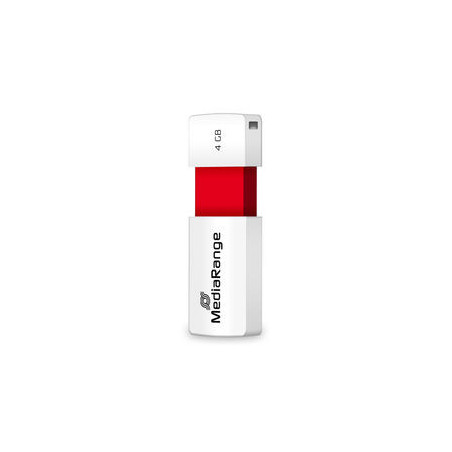 Pendrive MediaRange, Color Edition, vermelho, 4 GB