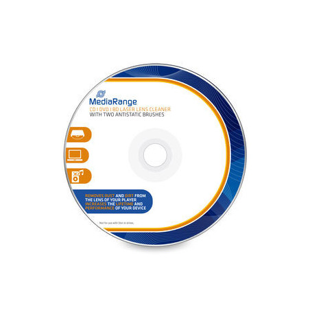 MediaRange CD|DVD|BD Laser Lens Cleaner with antistatic brushes