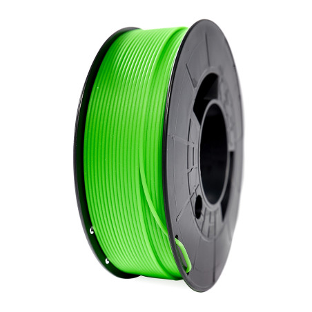 Filamento 3D PLA - Diametro 1.75mm - Bobina 1kg - Color Verde Fluorescente