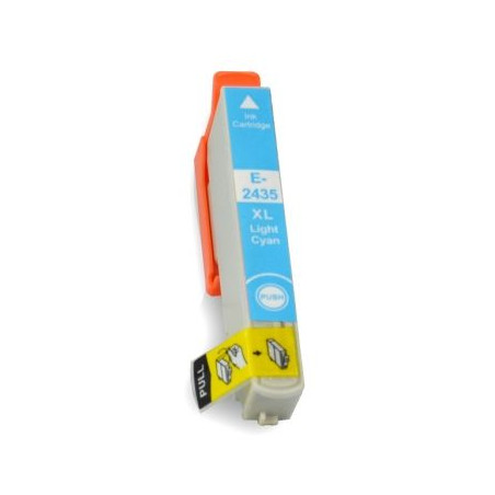 Tinteiro compatível Epson 24XL T2435 T2425 Ciano Claro