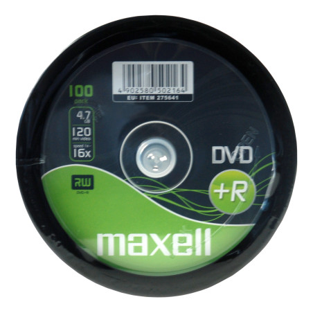 Maxell DVD+R 4,7GB 100 Pack