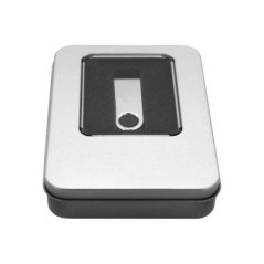 Caja de aluminio, para unidades flash USB 115x85x22 mm