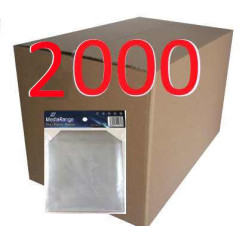 2000 Bolsas Plastico MediaRange para CD/DVD individuais