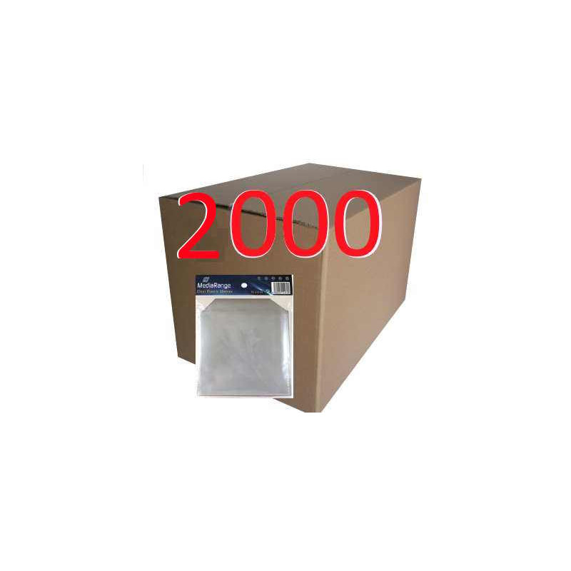 2000 MediaRange Einzelne Kunststoffhüllen für CD/DVD 2000 MediaRange Einzelne Kunststoffhüllen für CD/DVD