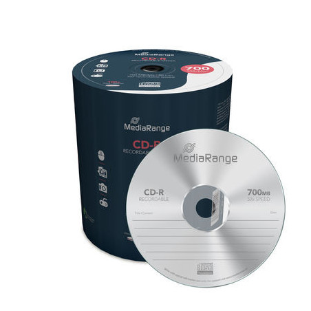 MediaRange CD-R 700 Mo 52x – Spindle 100 | DVDi.fr