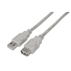 Cabo Extenção USB 2.0 - Tipo A Macho a Tipo A Fêmea - 1.0m