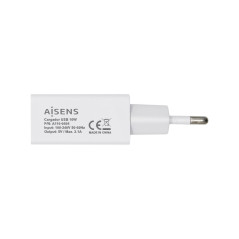 Chargeur USB 10W - 5V/2A - Blanc - Aisens