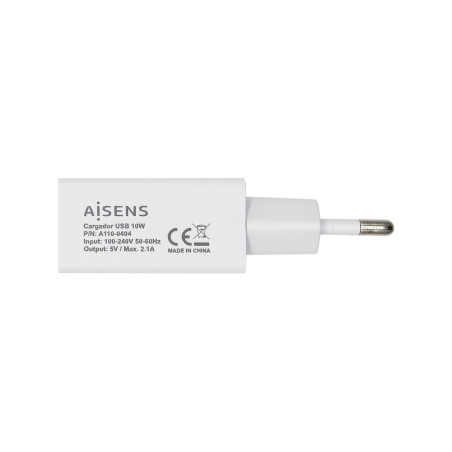 Carregador USB Aisens 10W - 5V/2A - Branco