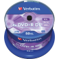 Verbatim DVD+R DOUBLE LAYER 8.5GB 8X MATT SILVER SURFACE Cake 50