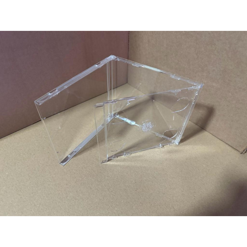 CD-Jewelcase 10,4mm für 2 CD/DVD Transparent MediaRange