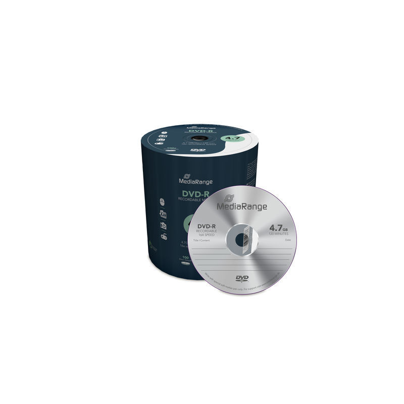 MediaRange DVD-R 4,7 Go 16x Spindle 100