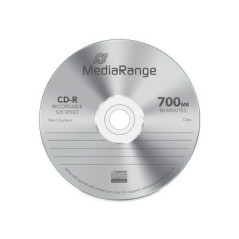 MediaRange CD-R 52x 700 Mo/80 min Spindle 25