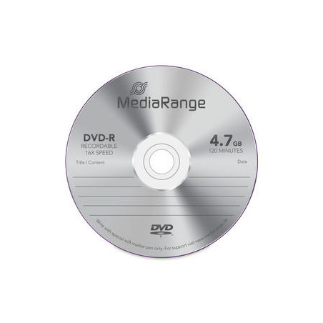 DVD-R 16X MediaRange Pack 25 uds