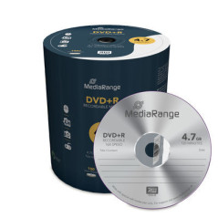 MediaRange DVD+R 4,7 GB 16x – Tarrina 100 | DVDi.fr
