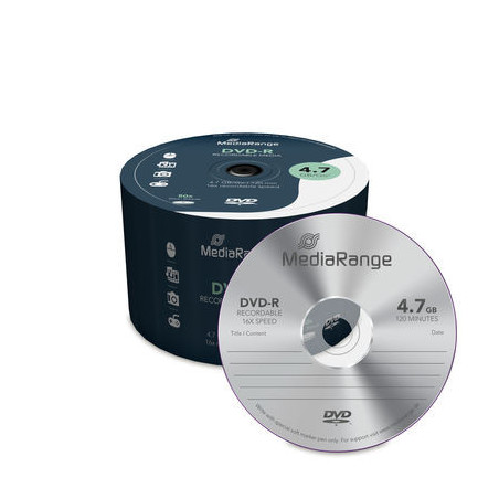 MediaRange DVD-R 4,7GB 16x Tarrina 50